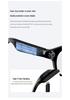 Lunettes intelligentes M89 avec caméra 800 W, enregistrement vidéo, traduction linguistique, lecture de musique et fonction d'appel.