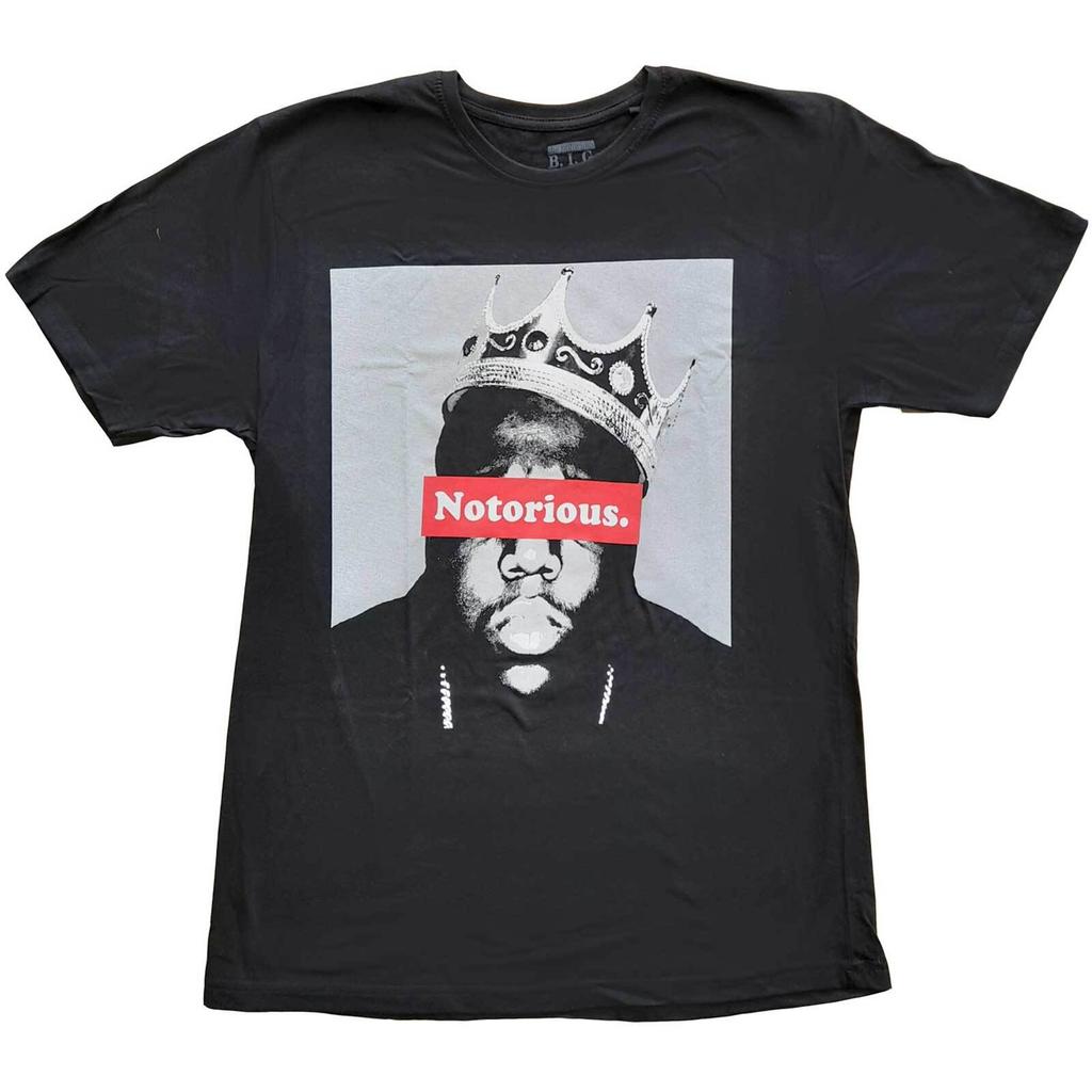 Notorious BIG TShirt Biggie Smalls Official New Black