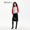 MO&Co. Women's Merino Wool Cashmere Blend Cable Knit Sweater