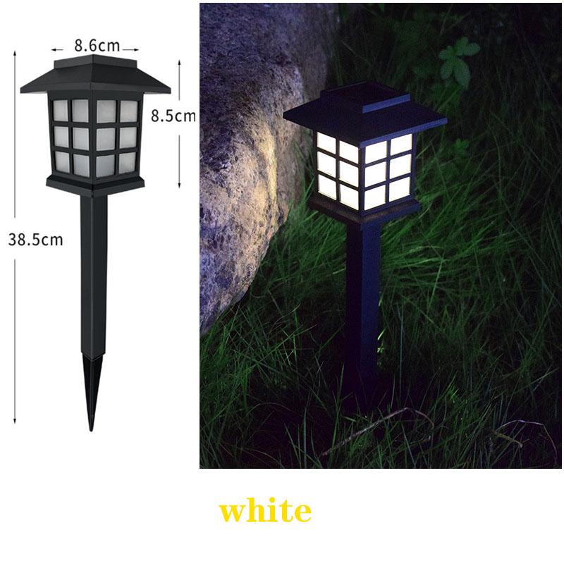 Mini Solar LED Garden Lights Stainless Steel Outdoor Solar Power Pathway Lights Yard Driveway Landscape Lights