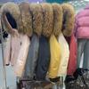 Outdoor Tooling Down Jacket Women's Short Thickened Large Fur Collar Parker Couple Hooded Loose Coat Tide