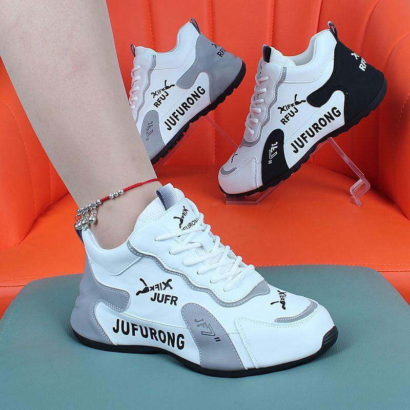 

Мягкая кожаная мужская обувь весна 2024 года, новая спортивная и любительская обувь, мужская кожаная поверхность, мягкая подошва, дышащая обувь для папы, мужская и женская парная обувь 43