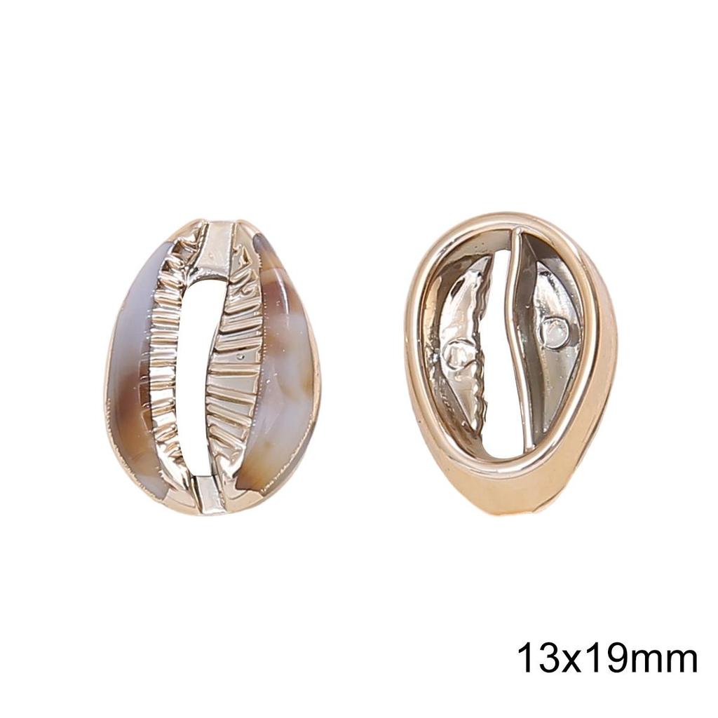 1-10Pcs Acrylic Imitation Shell Pendant For DIY Necklace Bracelet Earrings Jewelry Making Craft Accessories