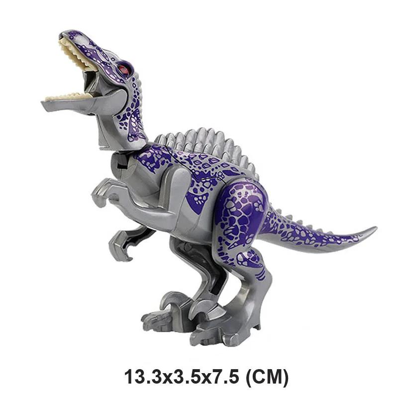 Jurassic Dinosaur Mosasaurus Indominus Rex Building Blocks Toys For Kids Educational STEM Bricks