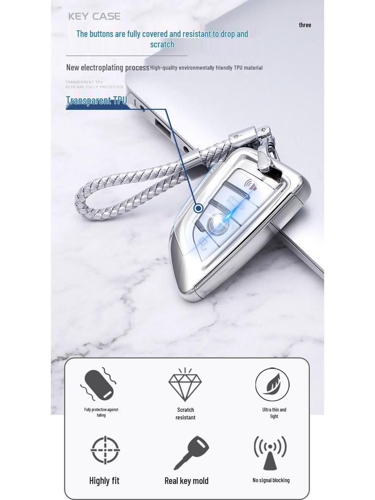 BMW Blade X13567 Key Case: Full Coverage Shell for New 2 Series