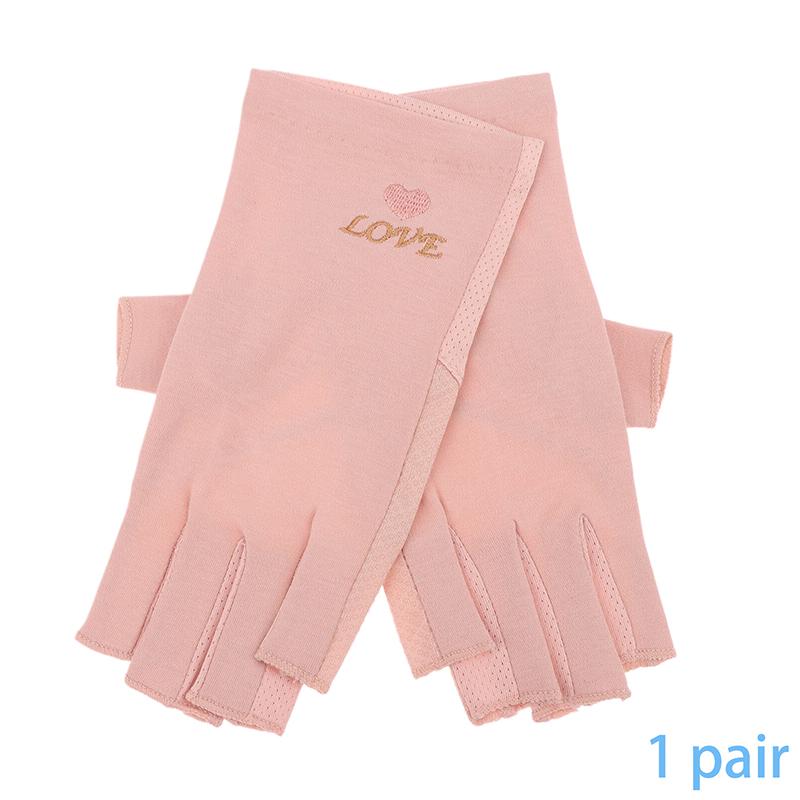 

1 пара анти-УФ-перчаток для ногтей, УФ-гель-защитные перчатки без пальцев, маникюрные инструменты для дизайна ногтей, светодиодная лампа, сушилка для ногтей, радиационная ручная работа