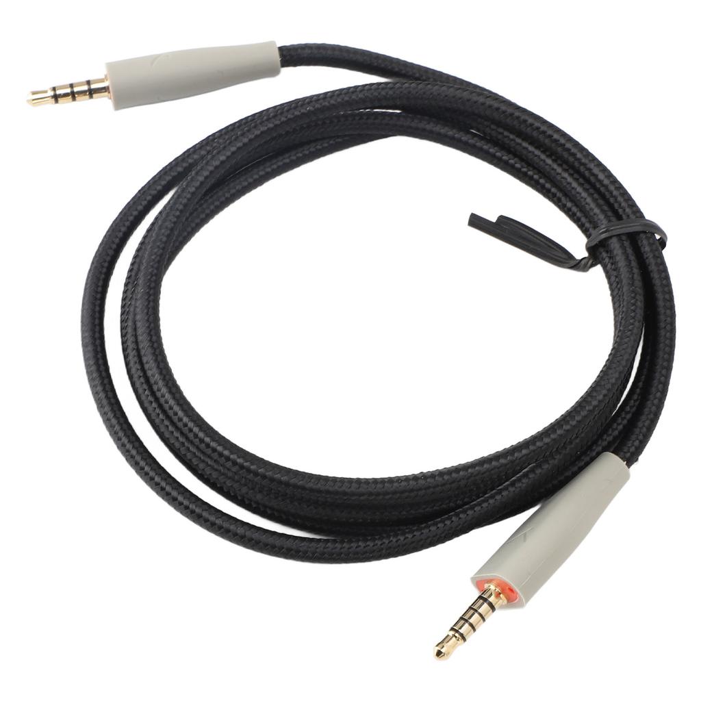 Headset Cable 3.5mm OFC Replacement for MMX100 Headphone Plug and Play PC Computer Accessories 1.2m Gray