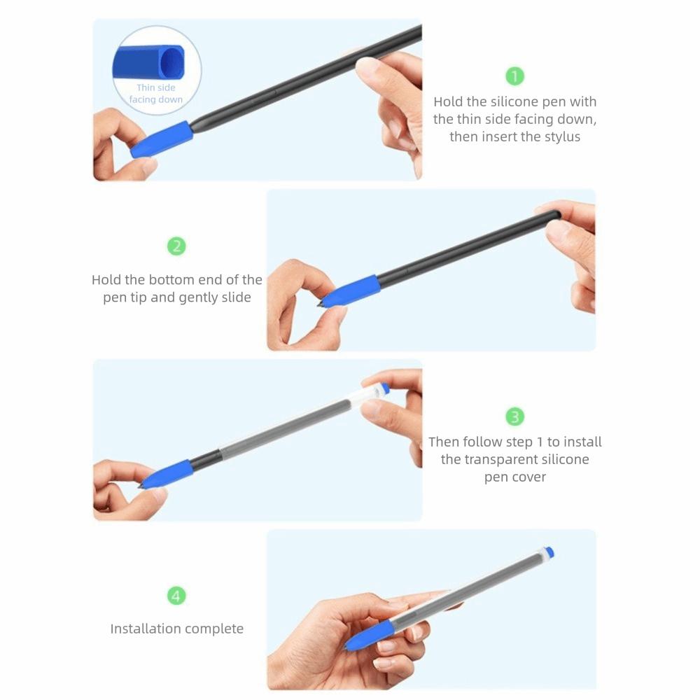 Silicone Tablet Touch Pen Case Jelly Texture Pen Sleeve for Samsung Galaxy Digital Writing