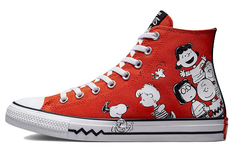 Converse Peanuts X Converse Chuck Taylor All Star Красный Белый Черный A02573C 36