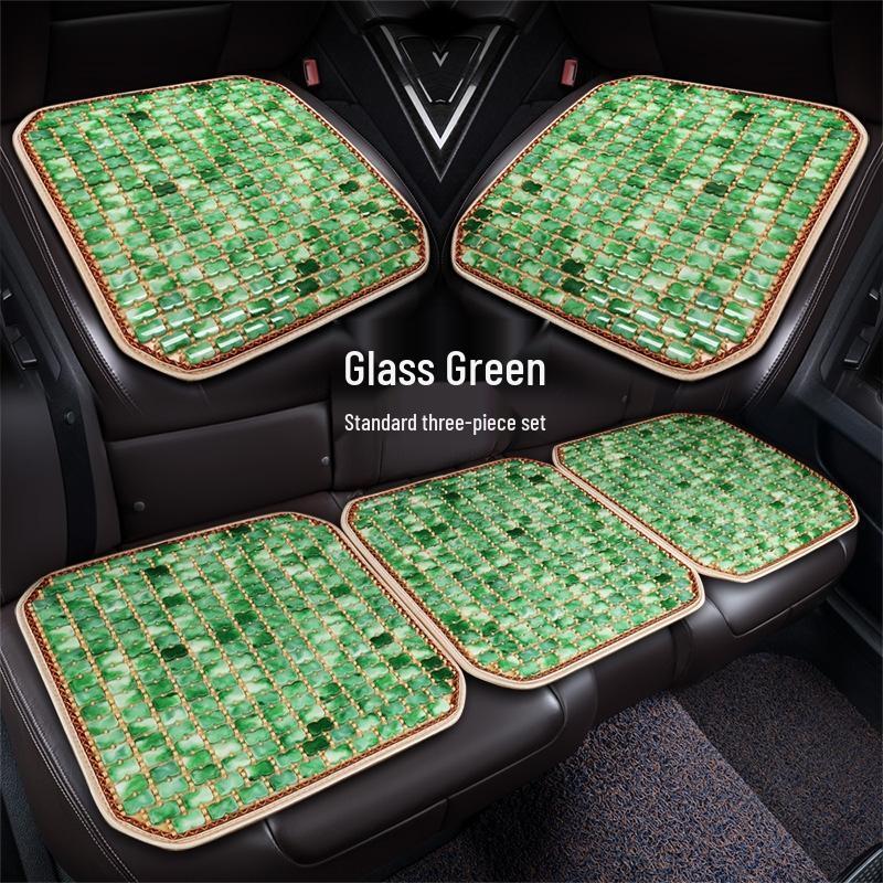HANDUNYOU Resin Jade Summer Car Seat Cushion Set