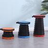 Yousheng Retractable Stool with Carrying Handle Portable Height Adjustable Lightweight Heavy Duty Outdoor Camping Picnic Fishing Telescoping Folding