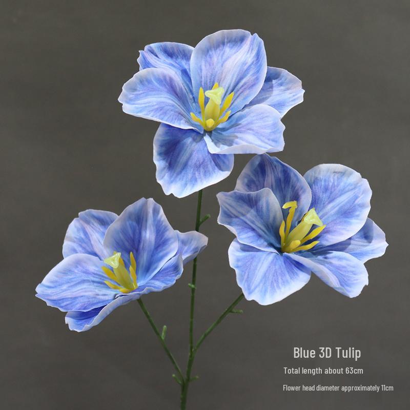 3D Flip Silk Tulip Wedding Decoration & Floral Art Background