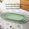 YANGGE Multi-Purpose Oval Plastic Serving & Storage Tray
