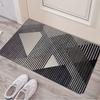 Minimalist Nordic Geometric Lines Floor Mat - Non-Slip Washable Welcome Rug for Kitchen, Living Room Home Decor