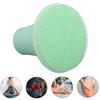 Brush Fascia Massager Head Silicone Replacement Muscle Massager Head for Reducing Soreness 18‑19mm