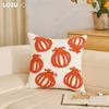 1PC LOZUJOJU Nordic Retro Style Plush Embroidered Pillowcase Halloween Style Cushion Cover for Sofa Living Room Bedroom Home Decor