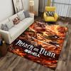 Attack on Titan Anime Print Carpet Home Decor Living Room Rug Suitable for use as an anti-slip for living room bedroom sofas