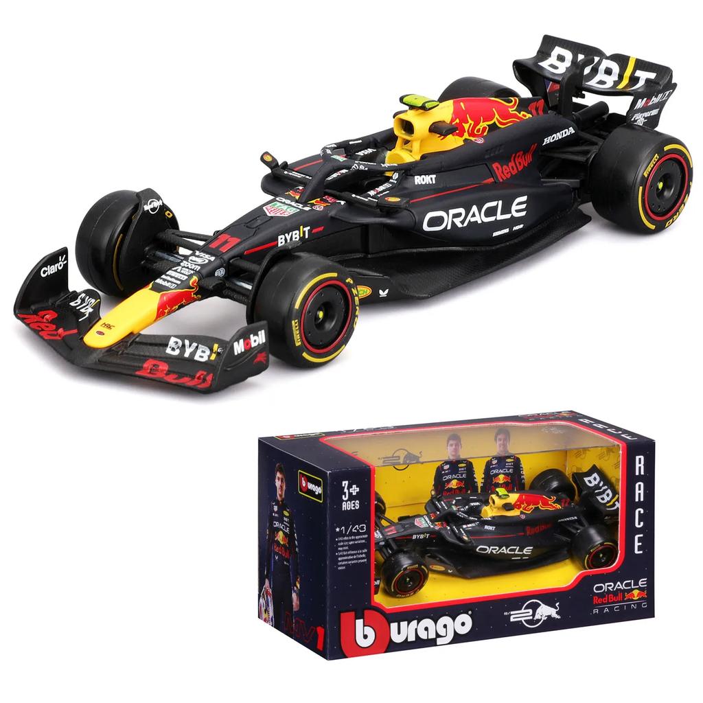 ABBZ1 Bburago 1:43 F1 Red Bull Rb20 2024 Hardcover #1 Max Verstappen #11 Perez Alloy Formula 1 Racing Die-Cast Model Gift