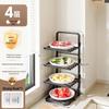 Lantuan Foldable Kitchen Countertop Prep Storage Rack