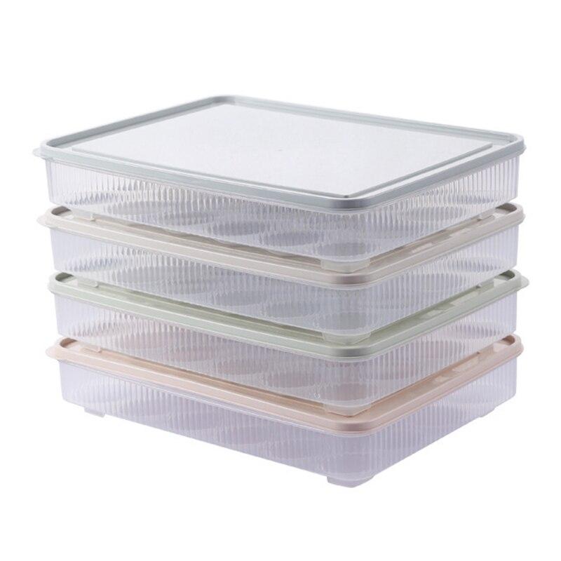 24 Grids Egg Box Refrigerator Preservation Portable Picnic Egg Storage Box Food Grade Plastic Egg Box with Cover Kitchen Supplie