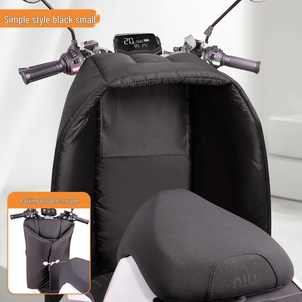 Fleece-Lined Waterproof Winter Motorcycle Windshield Cover