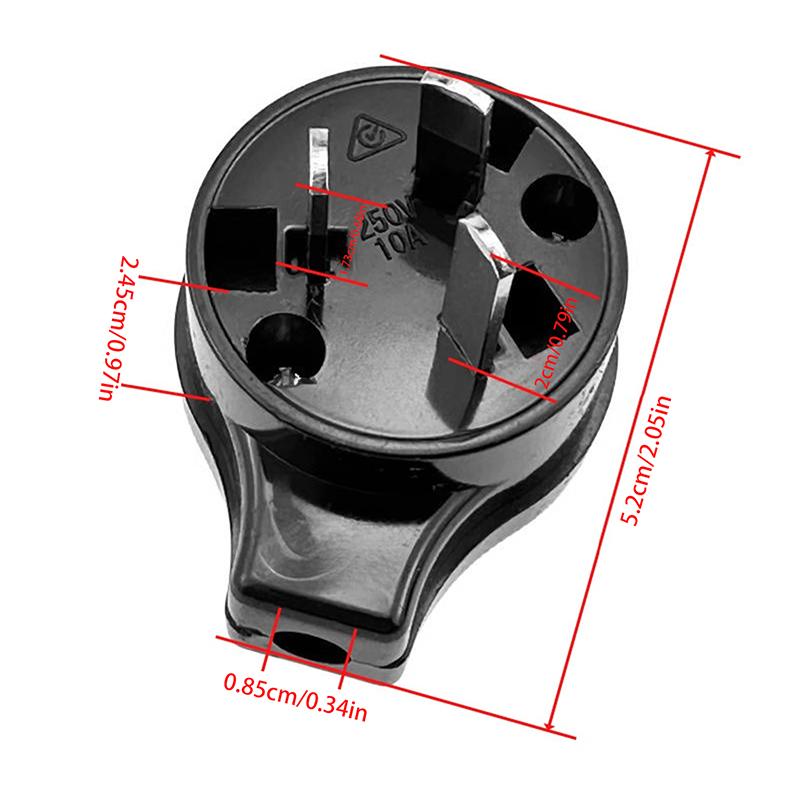 Adattatore Cavo Connettore Caricabatterie Alimentatore AC Spina AU Australia Nuova Zelanda 10A Spina Maschio Elettrica Spina Staccabile