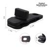 2pcs 2.5*8.5*3cm Camping Tent Clips 4 Colors Rotate Jaw Grip New Tarpaulin Fixing Snaps