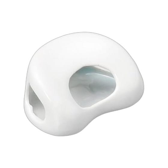 Magatama Blue and White Porcelain Chopstick Rest 4x3.5x2cm Reinforced