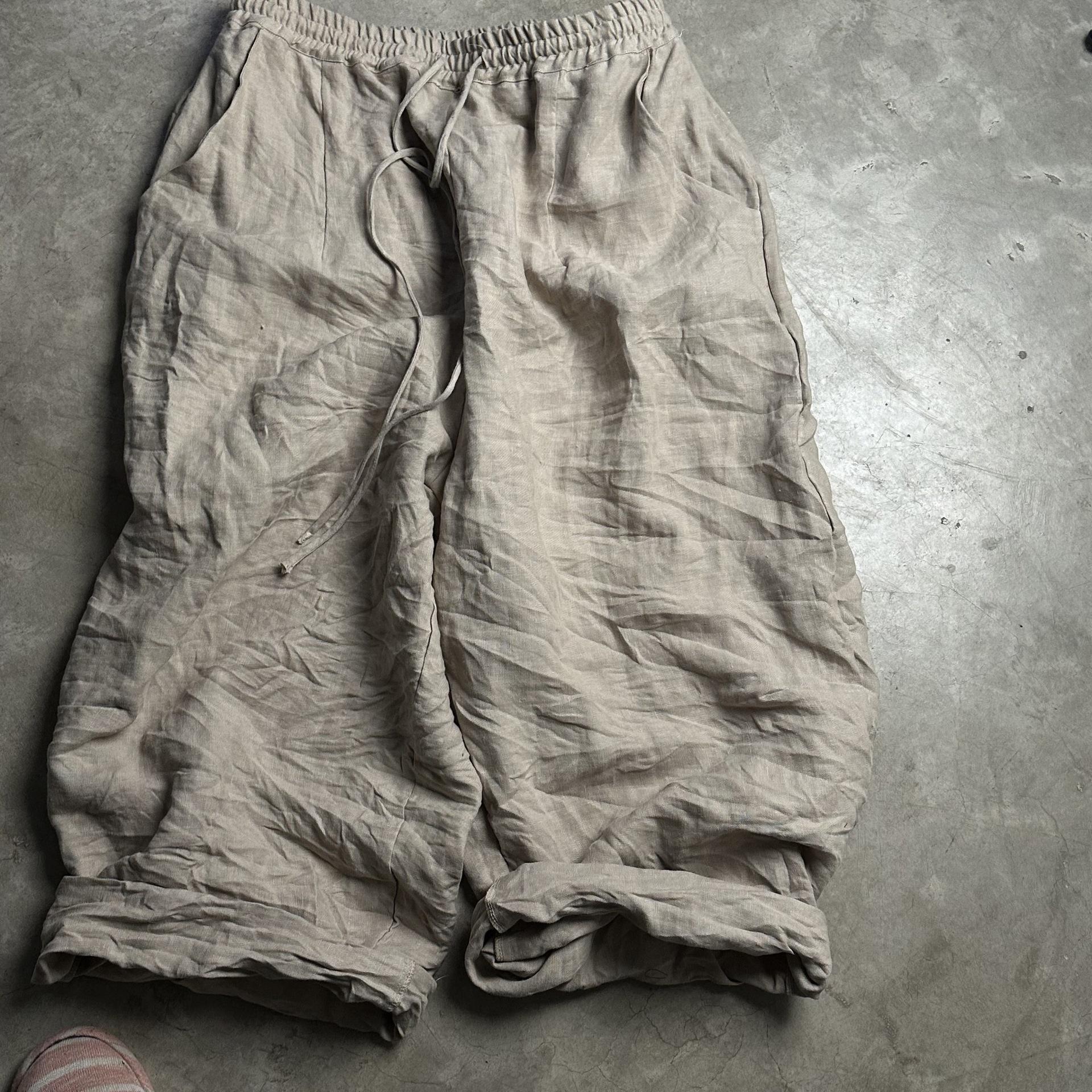 

Johnature Женские весенние нишевые свободные повседневные однотонные индивидуальные брюки с завязками в винтажном стиле One Size