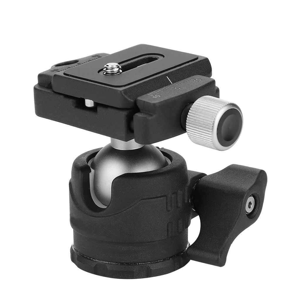 

VELEDGE Мини шаровая головка из алюминиевого сплава с вращением на 360 градусов, нагрузка 5 кг, крепление для штатива для зеркальной камеры