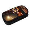 Italian Brainrot Black Multifunctional Double Layered Pen Case For Boy/Girls Best Gift 2D Flat Cartoon Pencil Case For Children