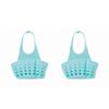 1/2/3pcs Home Storage Drain Basket Kitchen Sink Holder Adjustable Soap Sponge Shlf Hanging Drain Basket Bag Kitchen Accessories