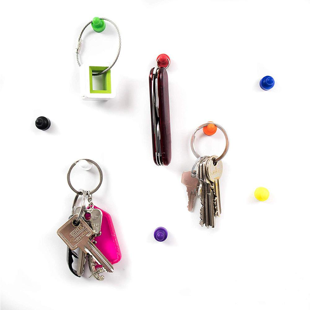 DIY Colorful Magnetic Thumbtacks Plastic Pin Magnets Whiteboard Fridge Magnets Teaching Painting Thumbtacks