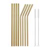 8pcs Multicolor Metal Straws High Quality Stainless Steel Straw Eco Friendly Reusable Straw Party Accessory Dishwasher Safe