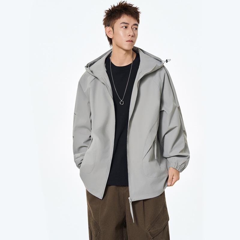 Jacket Men's Color Blocking 2025 Autumn and Winter New Men's Youth Windproof Fashion Casual Top Jacket Trend