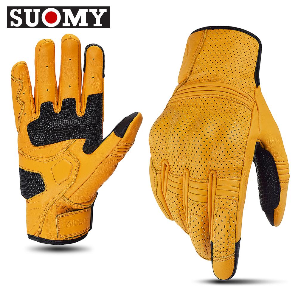 SUOMY Genuine Goat Leather Retro Motorcycle