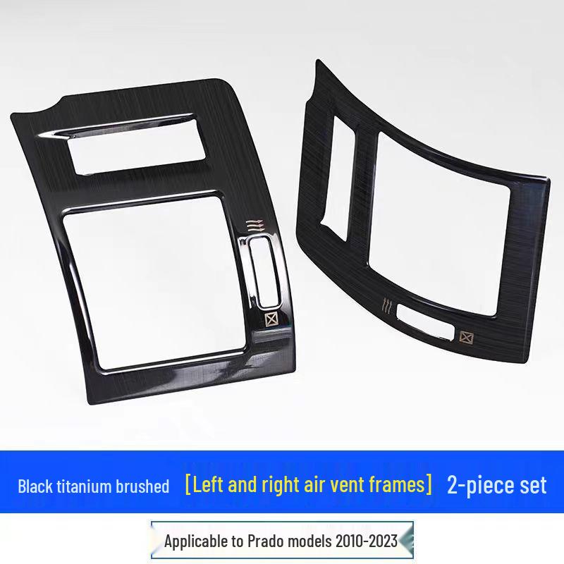Front Air Vent Trim for Toyota Prado 10-23: Domineering Center Console Decor