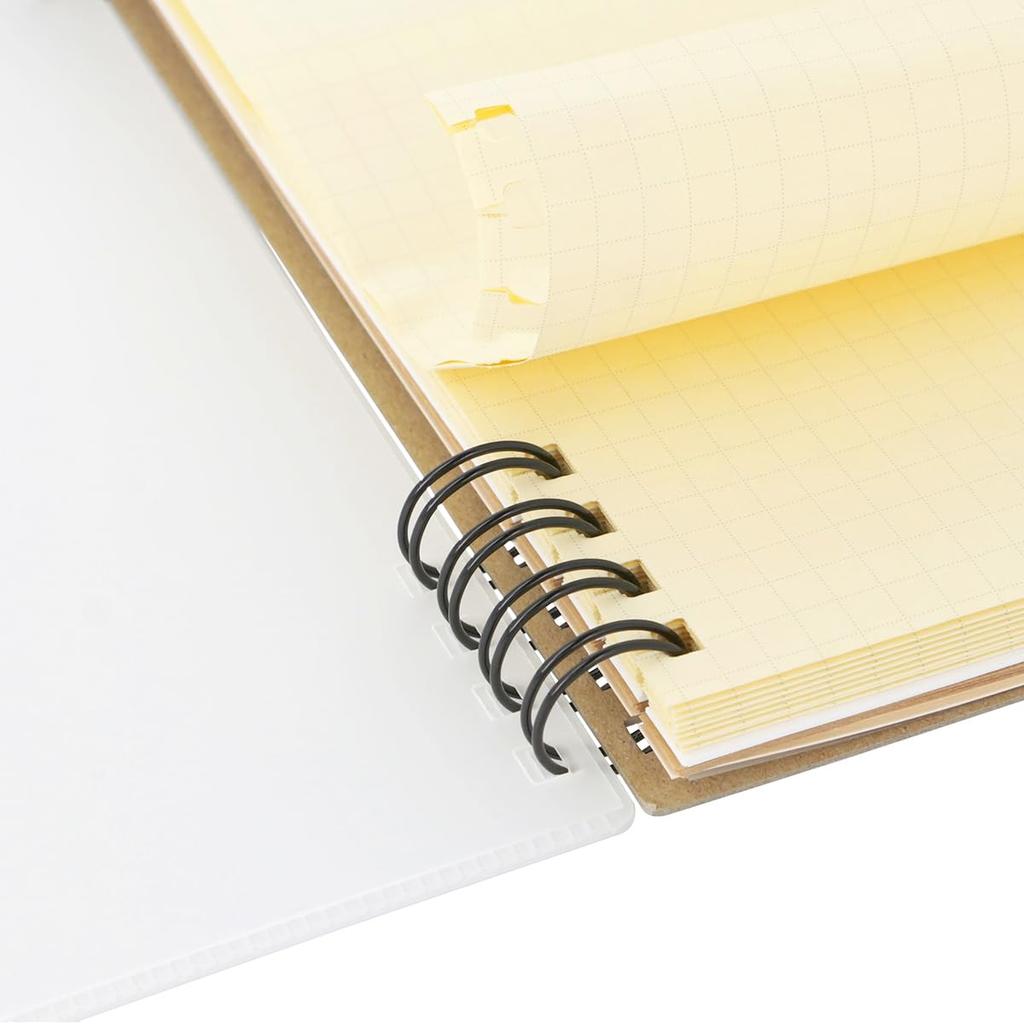 [Traveling Rollbahn] [Delfonics] Rollbahn Flexible Cover 360° Clear Pocket L (Clear)