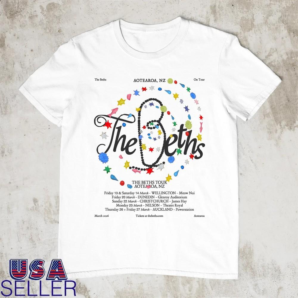 The Beths Band The Beths Tour White T Shirt Size S-5XL H158 Unisex T-Shirt L