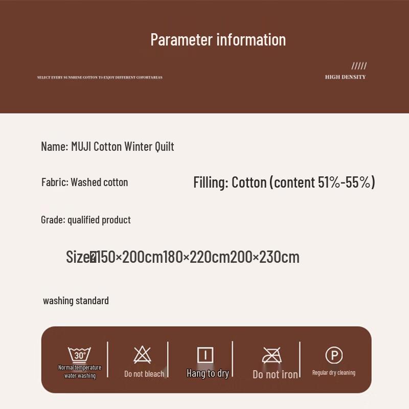 Feinaisheng Minimalistische Washed Cotton Quilt