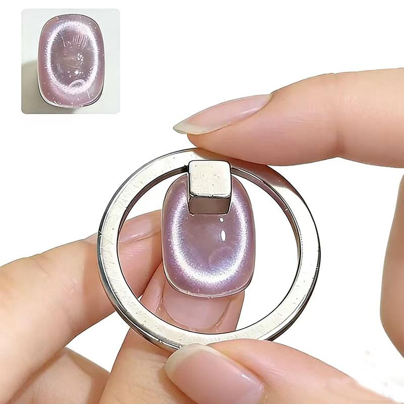 Black Hole Shape Cat Eye Nail Art Magnet Suck Hollow Cat Eye Nail Art Effect Magnet Ring for Magnetic Gel Polish Manicure Tools