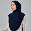 Atmungsaktiver Eid al-Fitr Langer Turban Verstellbarer Hijab Kopfwickel Elegantes Arabisches Damen Kopftuch Täglich