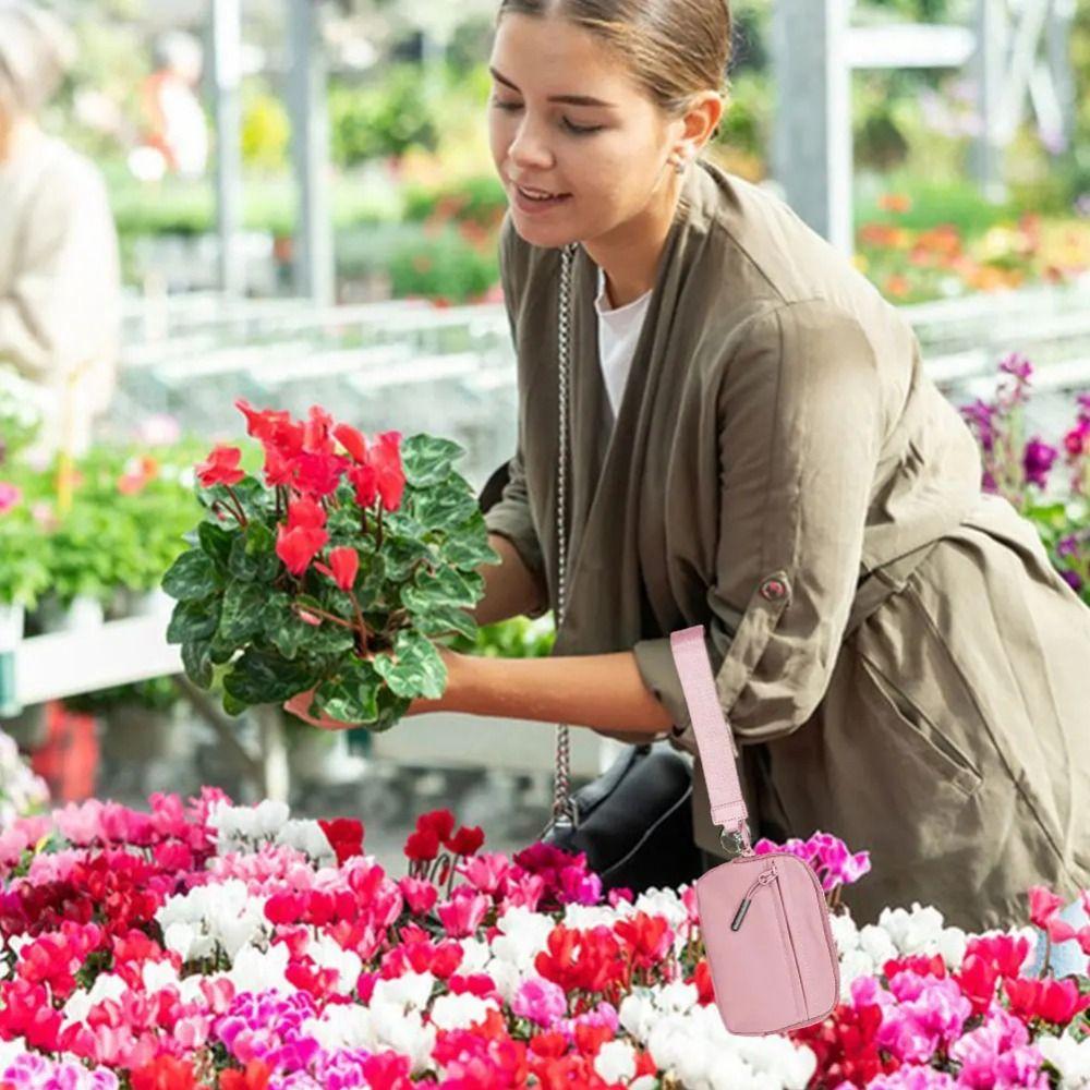 With Wrist Strap Mini Coin Bag Card Slots Women Wrist Wallet Unique Women's Keychain Wallet  Unisex