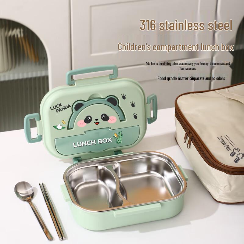 316 Stainless Steel Kids Compartmental Lunchbox