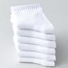 3Pairs/set White Mesh Kids Socks Summer Thin Breathable Boy Girl Middle Tube Socks Solid Color Teenagers Children Sports Socks
