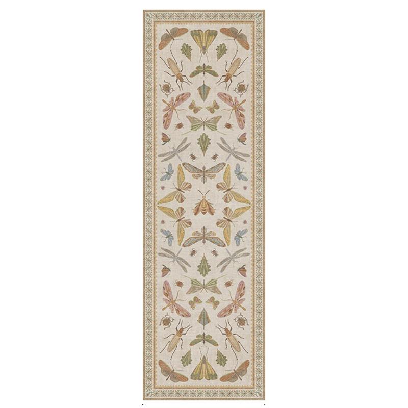

Кухонный коврик-дорожка Ковер для прихожей Нескользящий Длинный ковер Домашний декор Принт насекомых Уникальные богемные ковры Коврики для ног в прачечной 50x80cm
