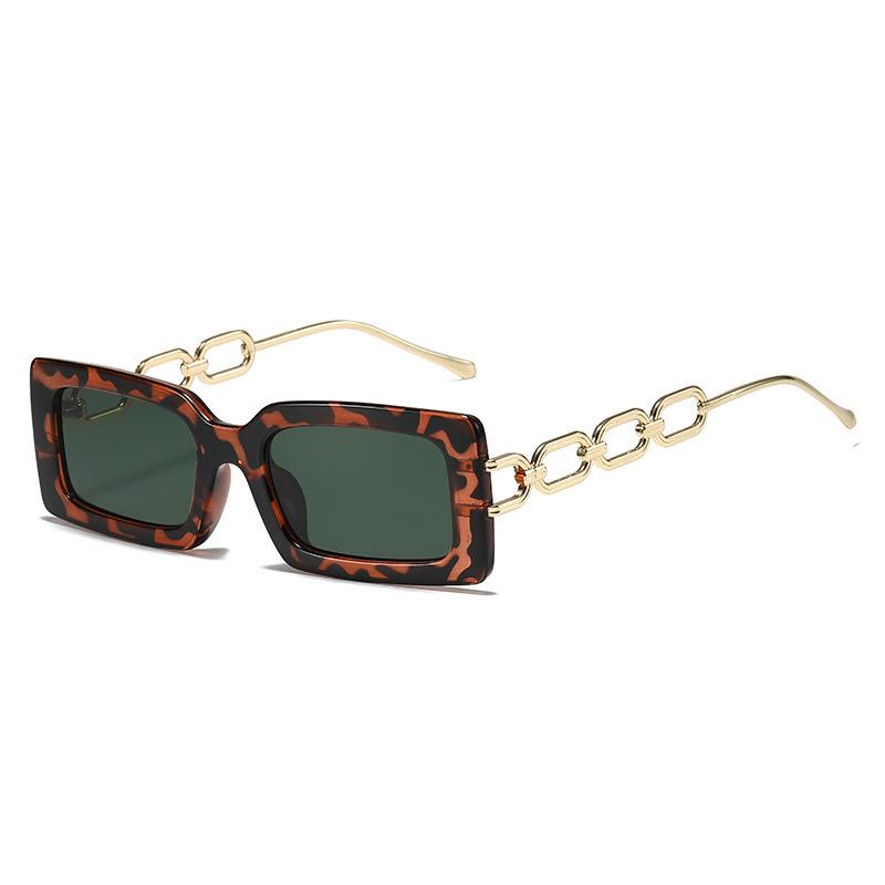 2024 Women's UV400 Square Chain Sunglasses - Versatile & Stylish