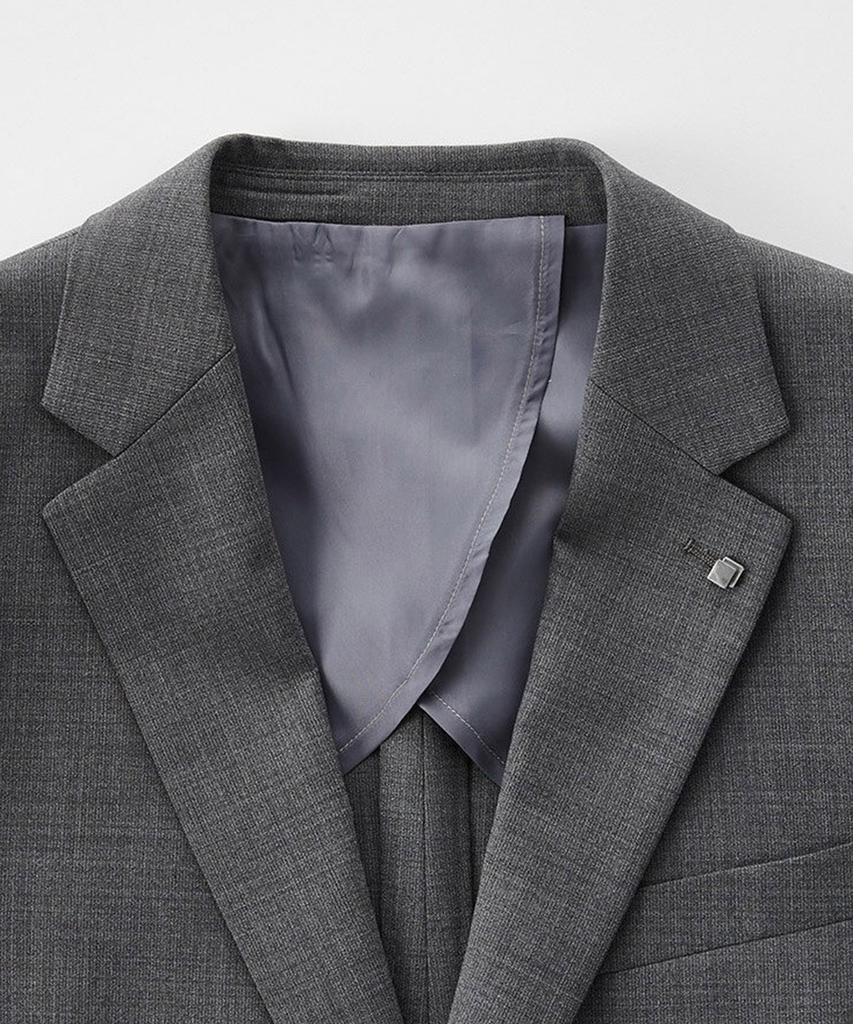 Stco [Summer] Wool 49% Essential Stretch Jacket_Grey (Classic Fit)_Ssjvb63Csg
