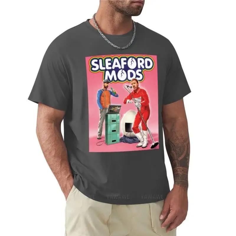 Sleaford Mods 'Mork N Mindy' T-Shirt Short T-shirt Cute Tops Blouse Mens T Shirts Pack Cotton Top Tees Mens T-shirt