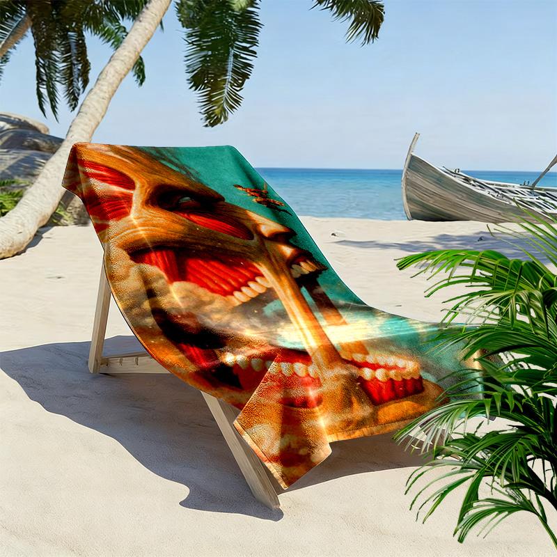 Medieval Heraldry Mythical Creatures Beach Towel Beach Towel for Vacation Photos Outdoor Camping Quick-drying Swim Towel Swim Outdoor Pool Towel